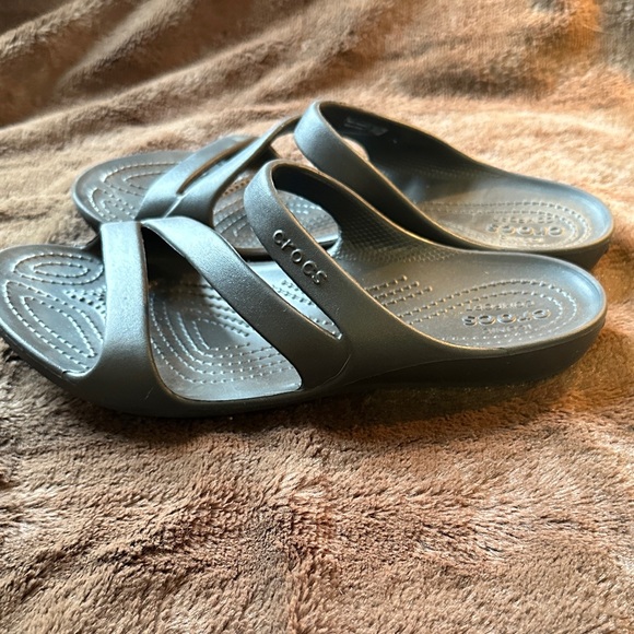 CROCS Women's Swiftwater Black Sandals - Picture 5 of 8